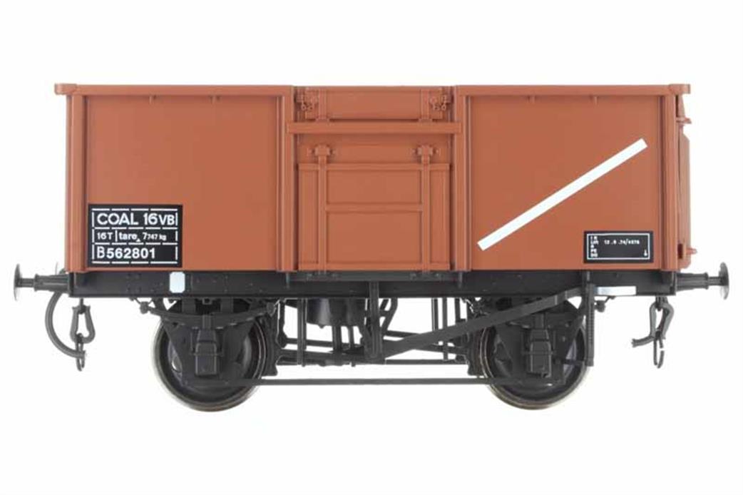 Dapol O Gauge 7F-030-014 B562801 BR 16 ton Steel Mineral Dia.1/108 Vacuum Brake Bauxite COAL 16 VB