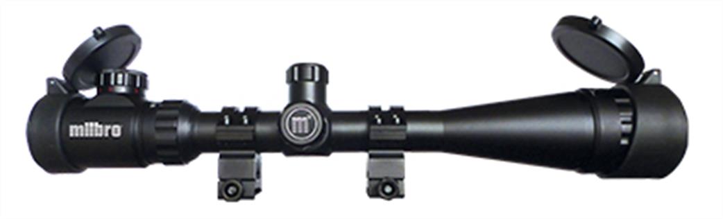 Milbro MILC4-16X40AOEG 4-16 x 40 Rifle Scope with Airgun Mounts