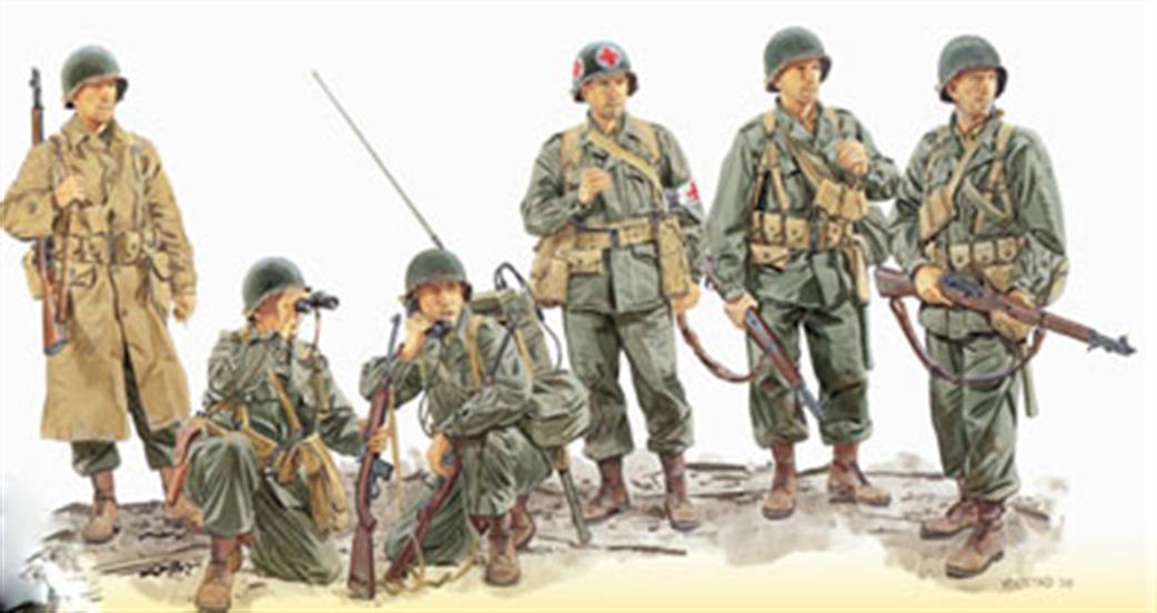 Dragon Models 1/35 6271 US 1st Army Remagen Bridge 1945 Figure set