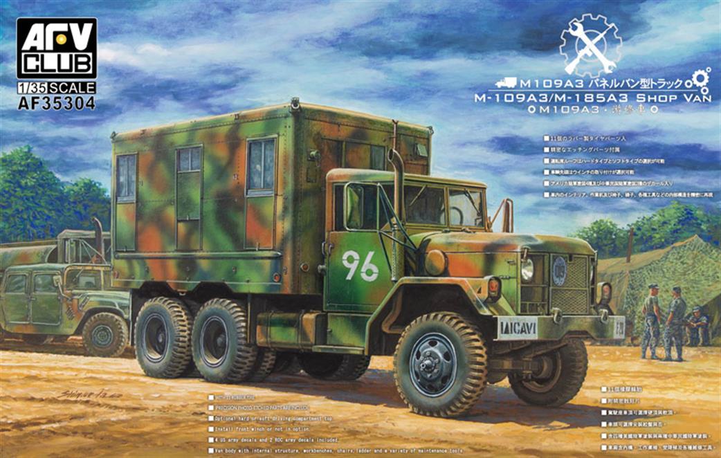 AFV Club 1/35 35304 M-109A3/M-185A3 Shop Van