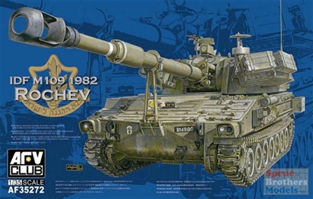 AFV Club 1/35 AF35272 IDF M109A2 Rochev Self Propelled Gun Kit