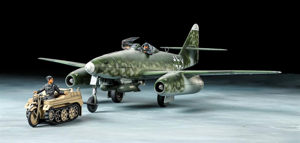 Tamiya 1/48 25215 Me262A with Kettenkraftrad Ltd Editon Release Kit