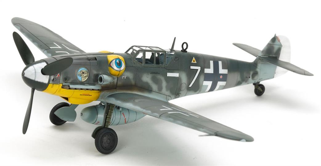 Tamiya 1/72 60790 Messerschmitt BF109G6 ww2 German Fighter Kit