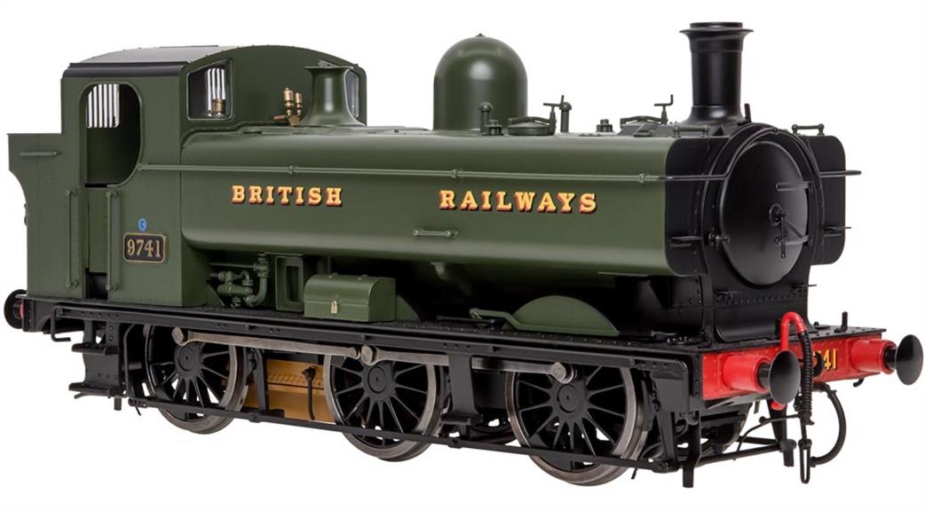 Dapol O Gauge 7S-007-020 BR 9741 ex-GWR 57xx Class Pannier Tank GWR Green Lettered BRITISH RAILWAYS