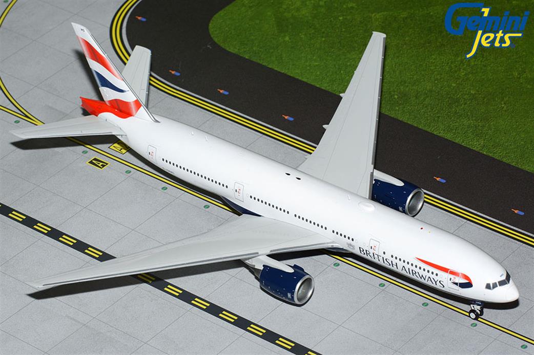 Gemini Jets 1/200 G2BAW1130 British Airways Boeing B777-200ER Airliner