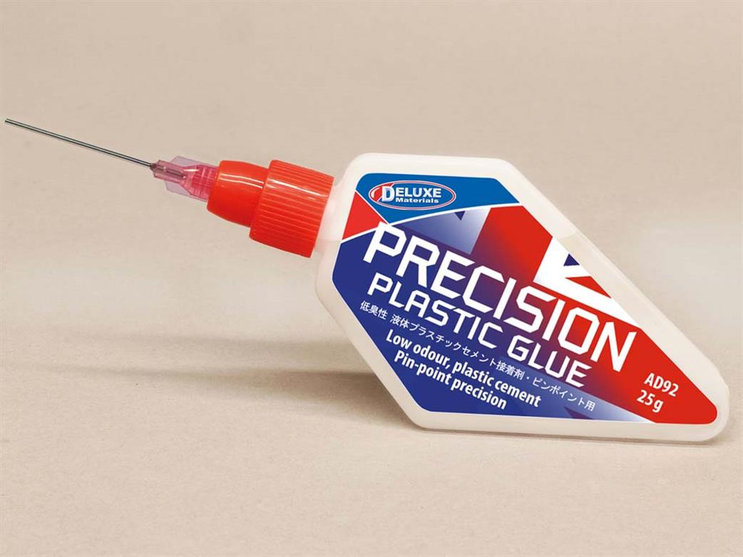 Deluxe Materials  AD92 Precision Plastic Glue with Needle Applicator 25g