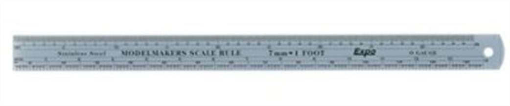 Expo O Gauge 74107 O Gauge 30cm Modelmakers Scale Rule 7mm = 1Ft