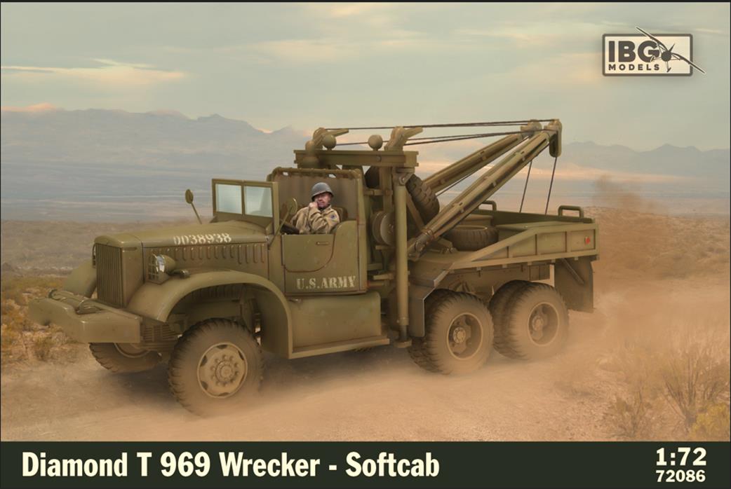 IBG Models 1/72 72086 Diamond t 969 Wrecker Soft Cab kit