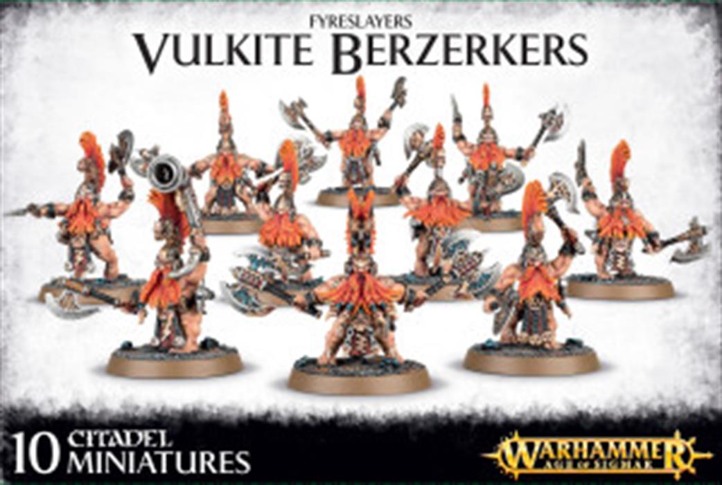 Games Workshop 28mm 84-25 FyreSlayers Vulkite Berzerkers