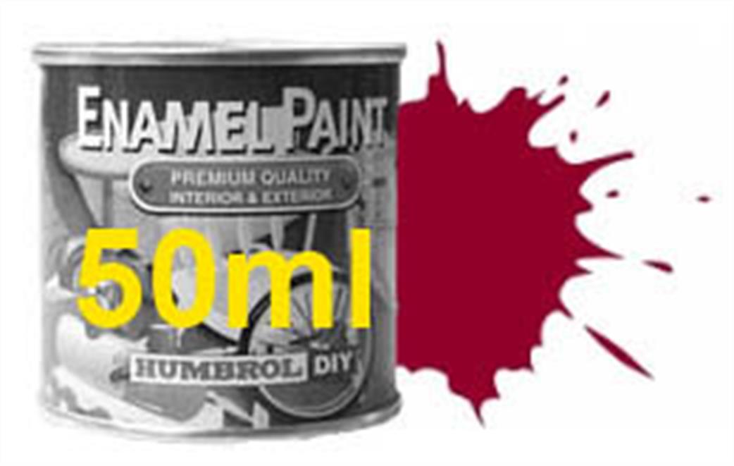 Humbrol  E50/20 20 Gloss Crimson 50ml Enamel Paint