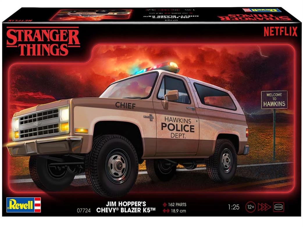 Revell 1/25 07724 Jim Hoppers Chevy Blazer K5 Stranger Things