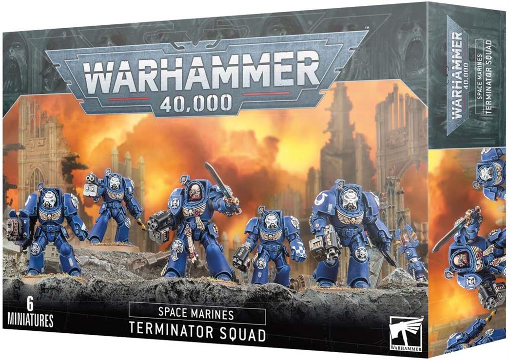 Games Workshop 28mm 48-90 Space Marines Terminator Squad