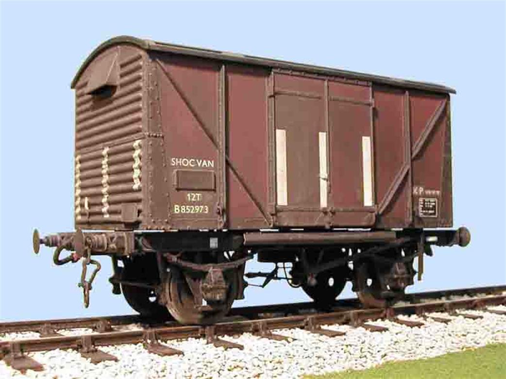 Slaters Plastikard O Gauge 7061 BR Shock Absorbing Covered Box Van Kit