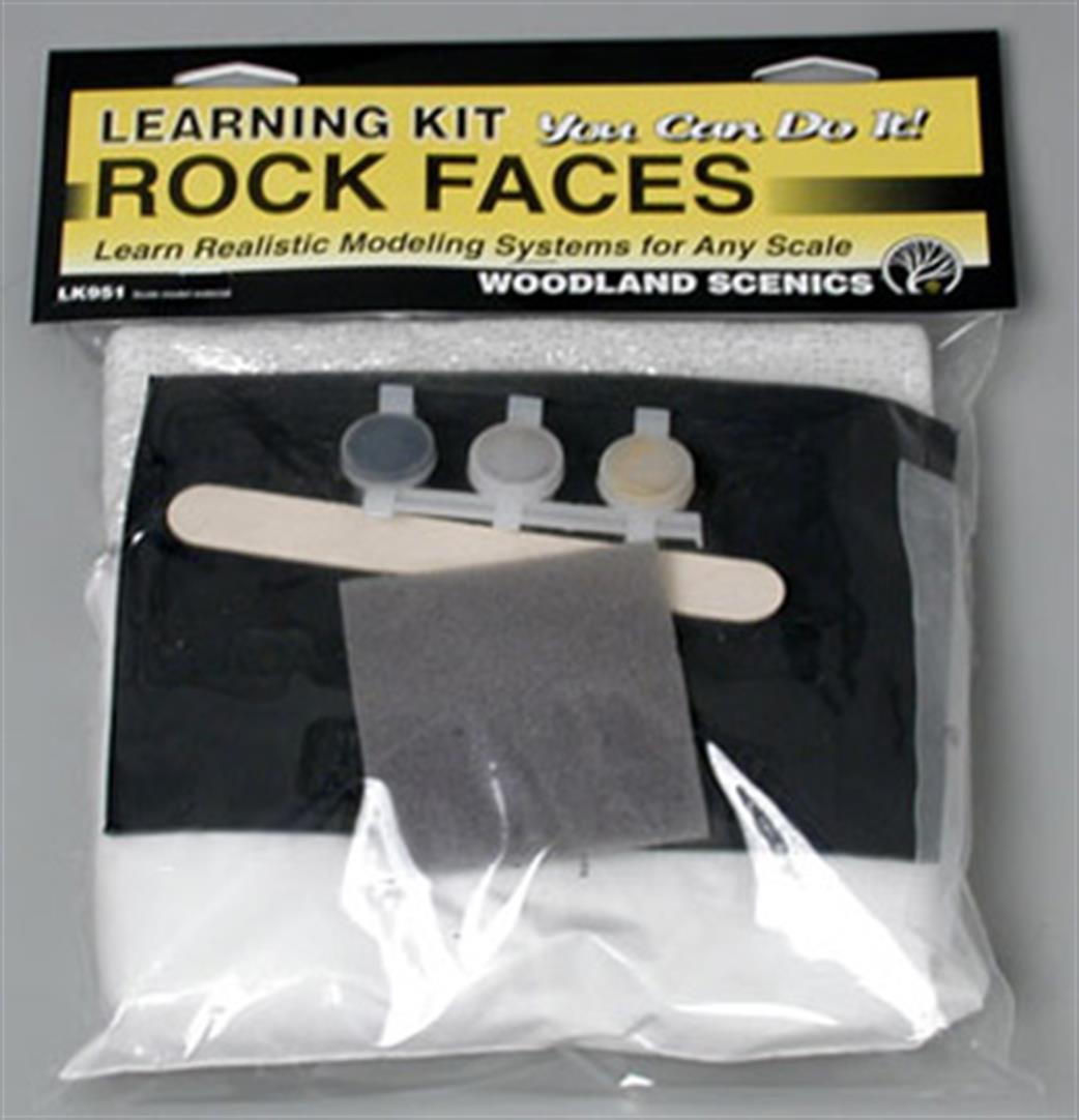 Woodland Scenics  LK951 Rock Faces Learning Kit