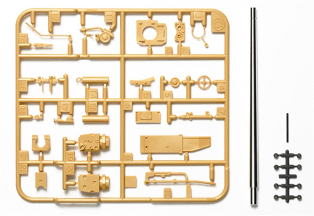 Tamiya 1/35 12660 German Tank Destroyer No. IV/70(V) Lang Metal Barrel Set