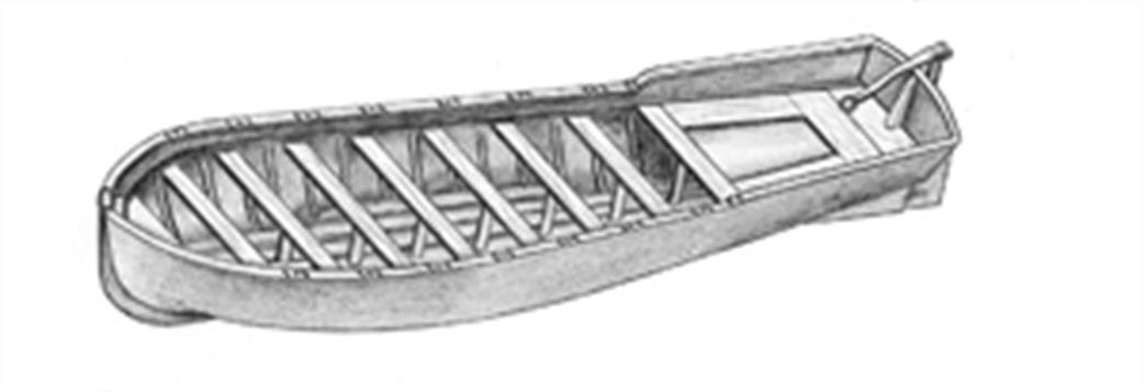 Amati  AM430207 C/W interior Lifeboat Metal & Wood 70mm in Length