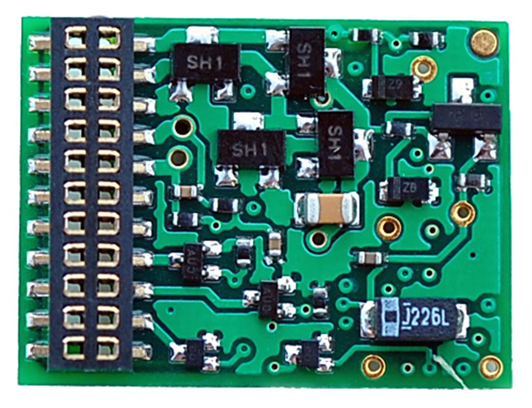 Train Control Systems  EU621X 21-pin 6 Function BEMF Decoder