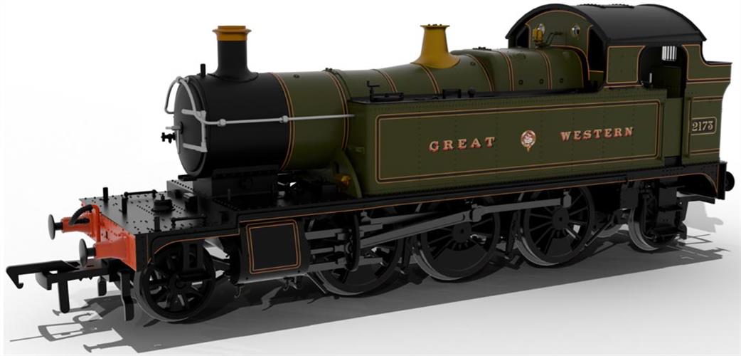 Rapido Trains OO 951102 GWR 45xx No.2173 Great Western Lined Green with Garter Crest (pre-WW1)