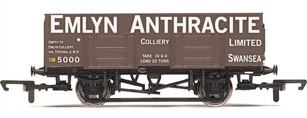 Hornby OO R60111 Emlyn Anthracite 21-ton Steel Body Open Coal Wagon