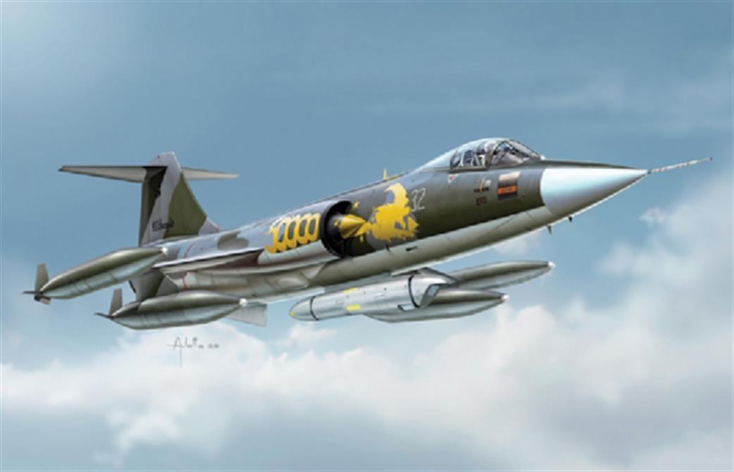 Italeri 1/72 1296 F-104 Starfighter Greek Airforce Kit