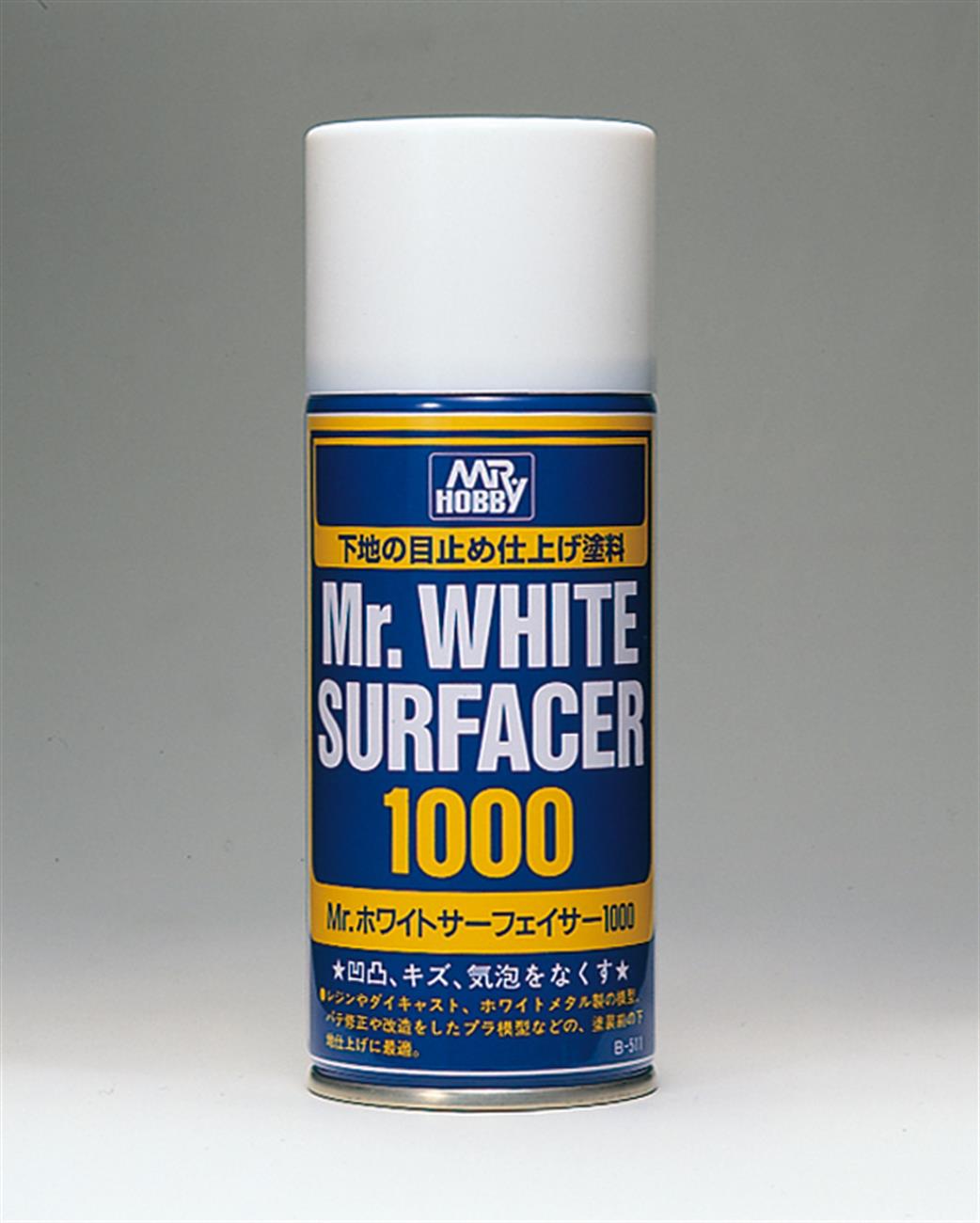 Gunze Sangyo  B511 Mr White Surfacer 1000 170ml Aerosol