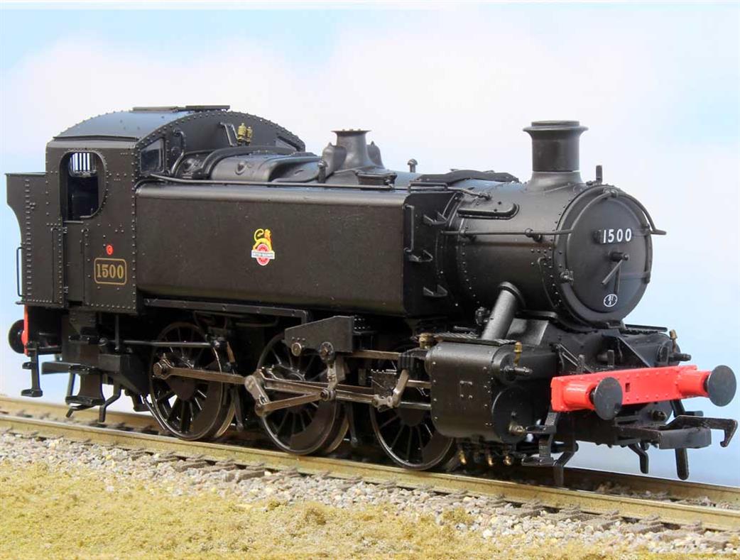 Rapido Trains OO 904002 BR 1500 GWR 15xx Design 0-6-0PT Pannier Tank Unlined Black Early Emblem