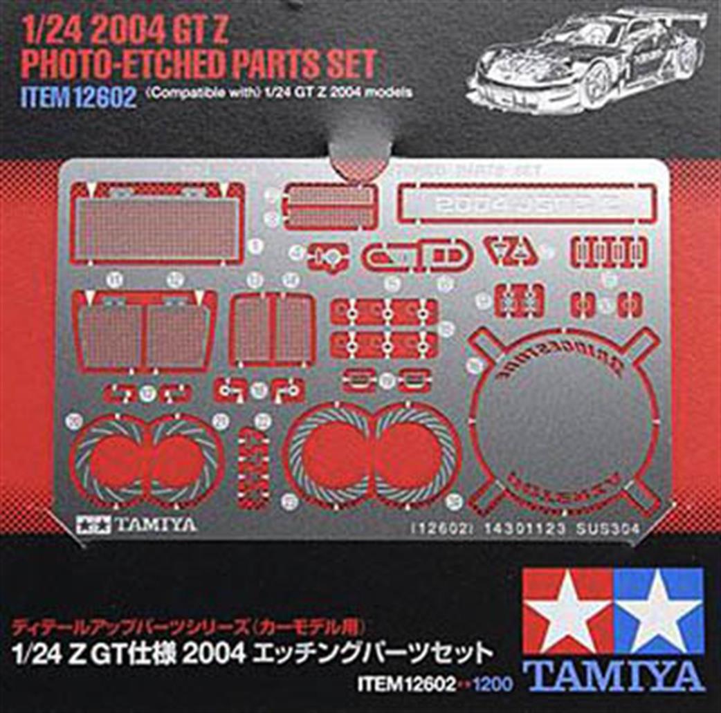 Tamiya 1/24 12602 Photo Etched Parts for GT Z 2004