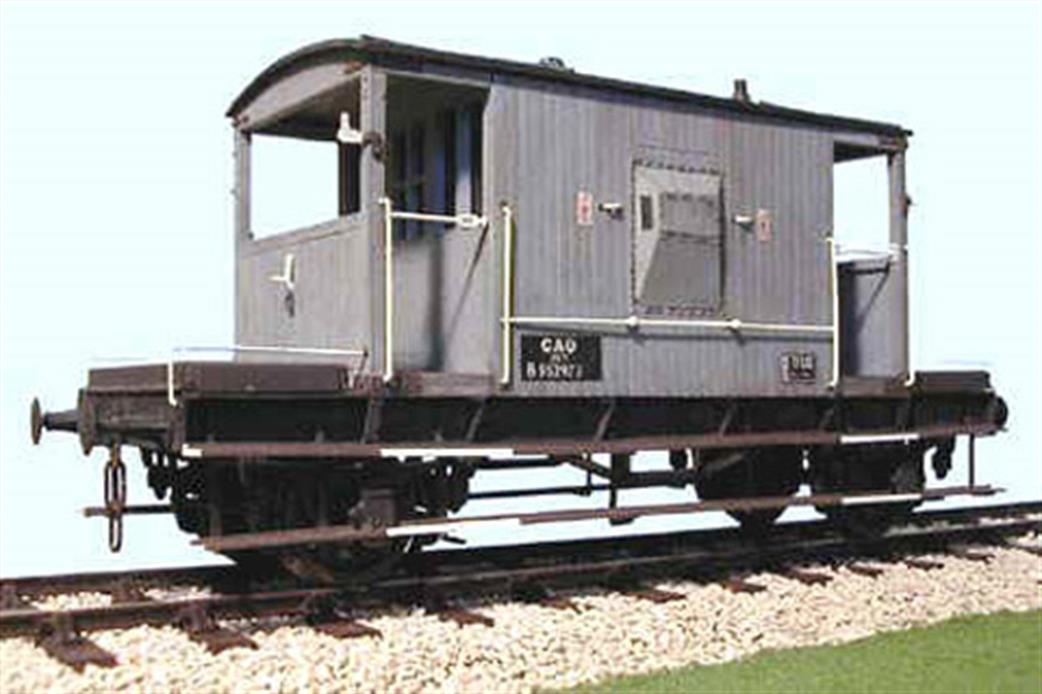 Slaters Plastikard O Gauge 7033 BR / LNER 20t Brake Van Kit