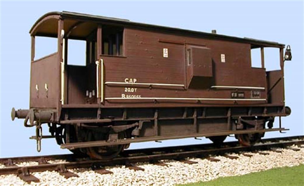 Slaters Plastikard O Gauge 7053 LMS Brake Van Kit