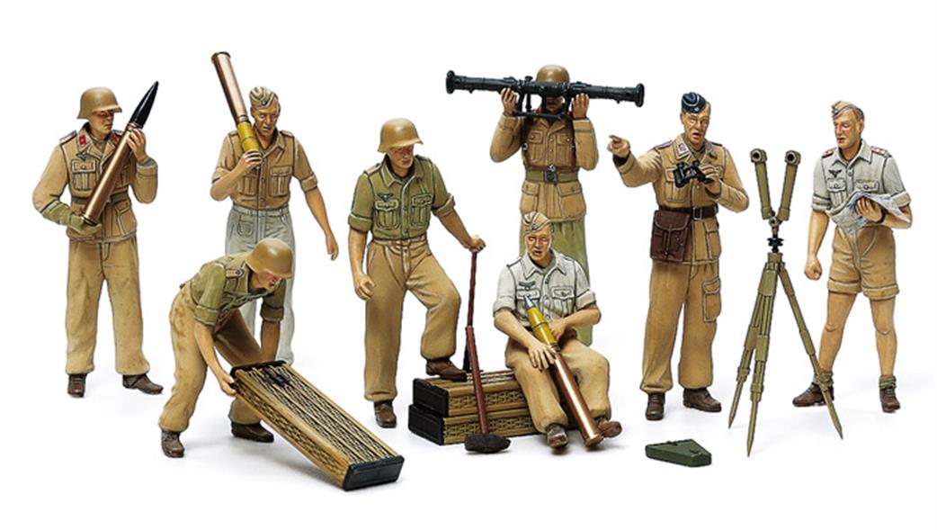 Tamiya 1/35 35343 German Africa Luftwaffe Artillery Crew