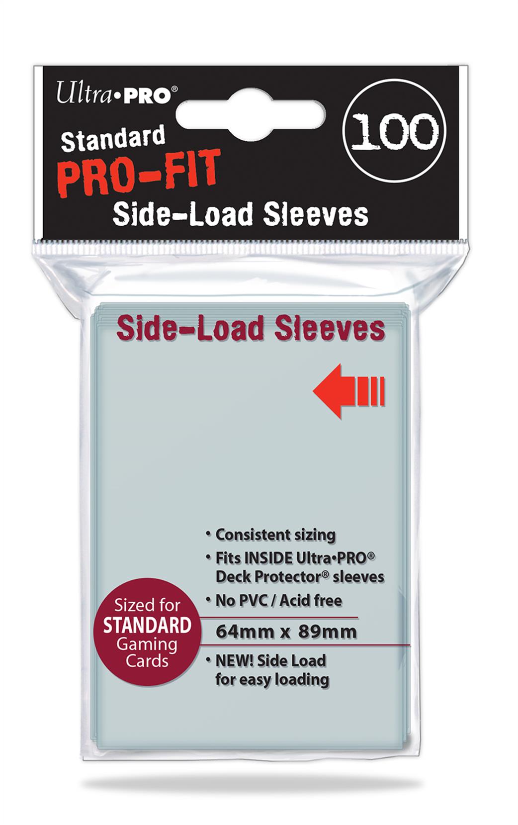 Ultra Pro  84649 100 Pro-Fit Side Loading Deck Protectors