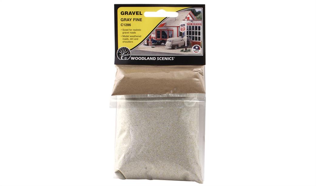 Woodland Scenics  C1286 Fine Gray Gravel