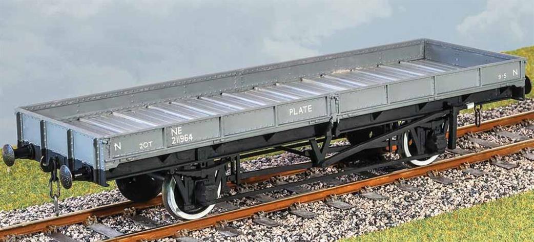 Parkside Kits O Gauge PS22 LMS & LNER 20T Plate Wagon Rivetted Version