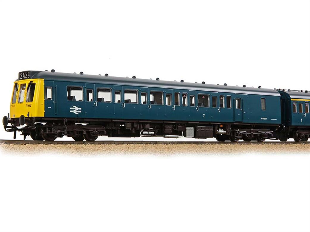 Bachmann OO 35-504 BR Class 117 3-Car Diesel Multiple Unit BR Plain Blue