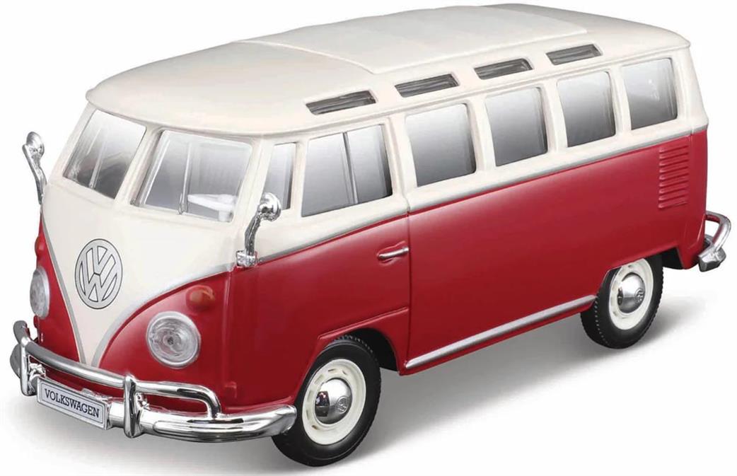 Maisto 1/25 39956 Volkswagen Samba Van Diecast Kit