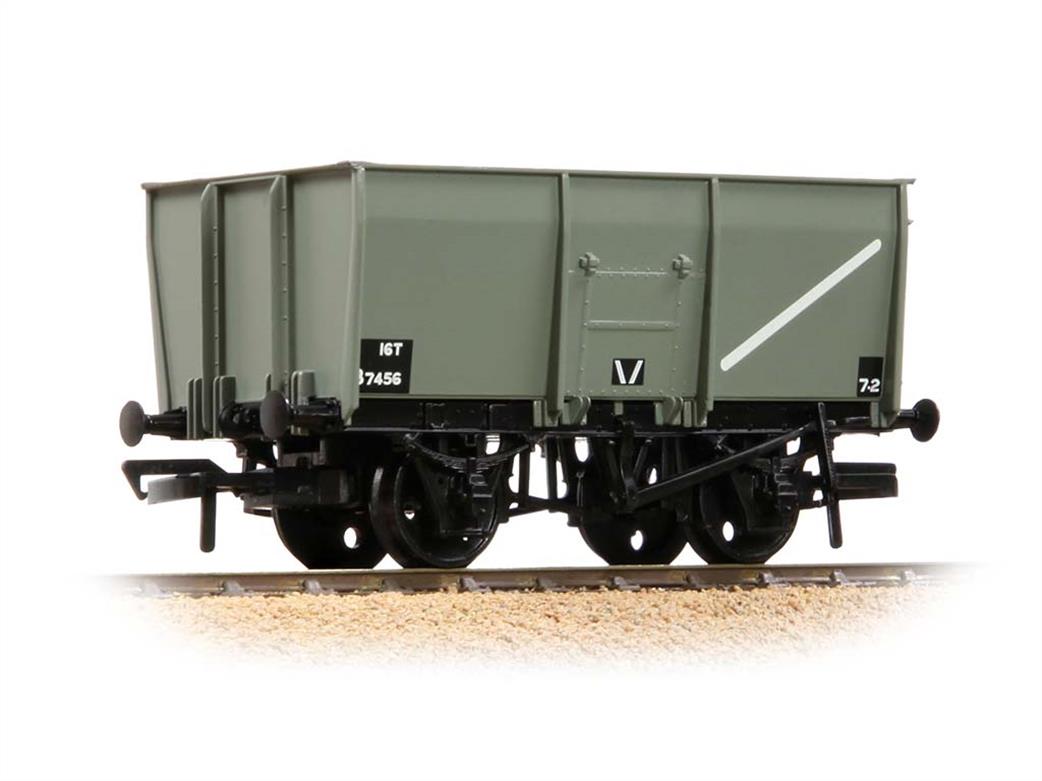 Bachmann OO 37-450C BR 16 Ton Slope Sided Mineral Wagon BR Grey