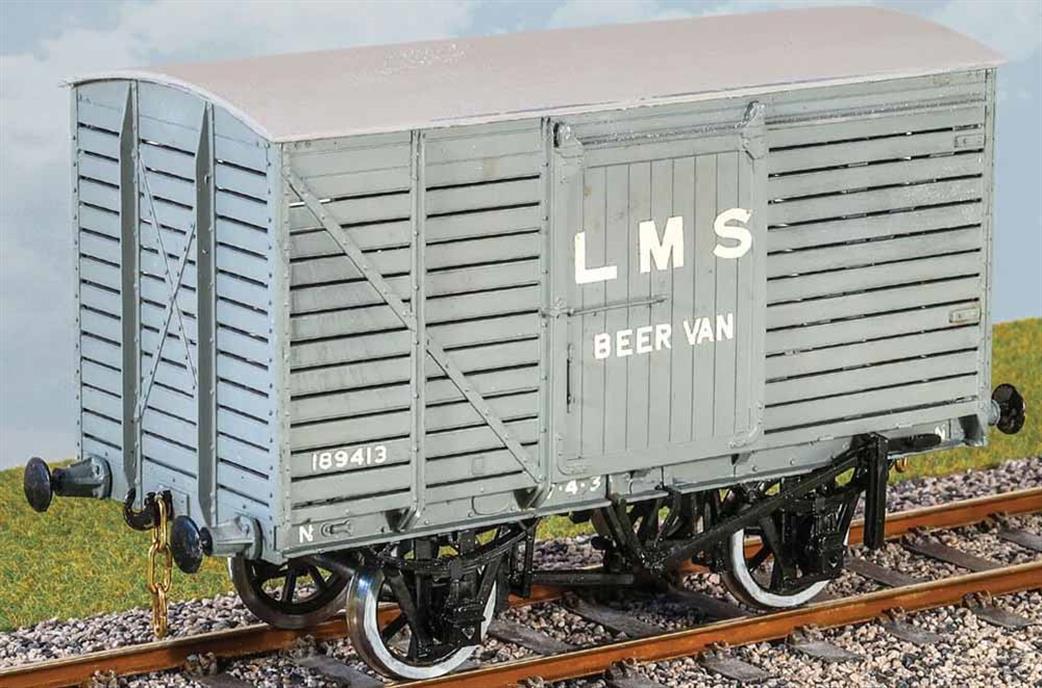 Parkside Kits O Gauge PS08 LMS Beer Van diagram D1817