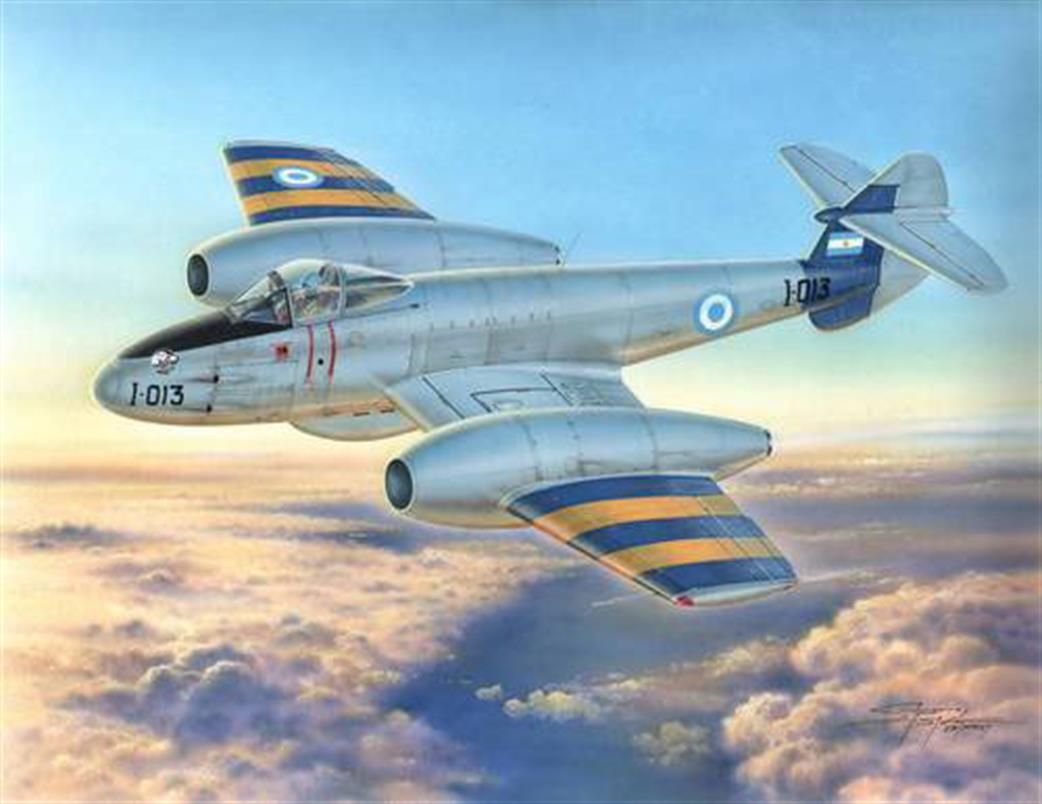 Mpm 1/72 72554 Meteor Mk-4  Fighter Argentine Air Force Plastic kit