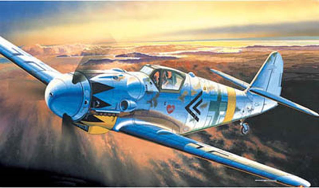 Academy 1/72 12454 Messeerschmitt BF109G-14 Fighter Kit