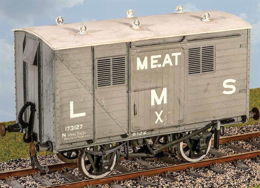 Parkside Kits O Gauge PS18 LMS Meat Van O Gauge Wagon