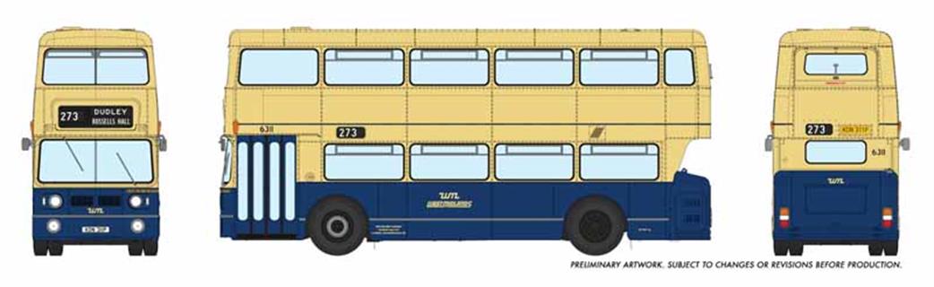 Rapido Trains 1/76 901001 Daimler Fleetline West Midlands PTE 6311 KON311P Route 73