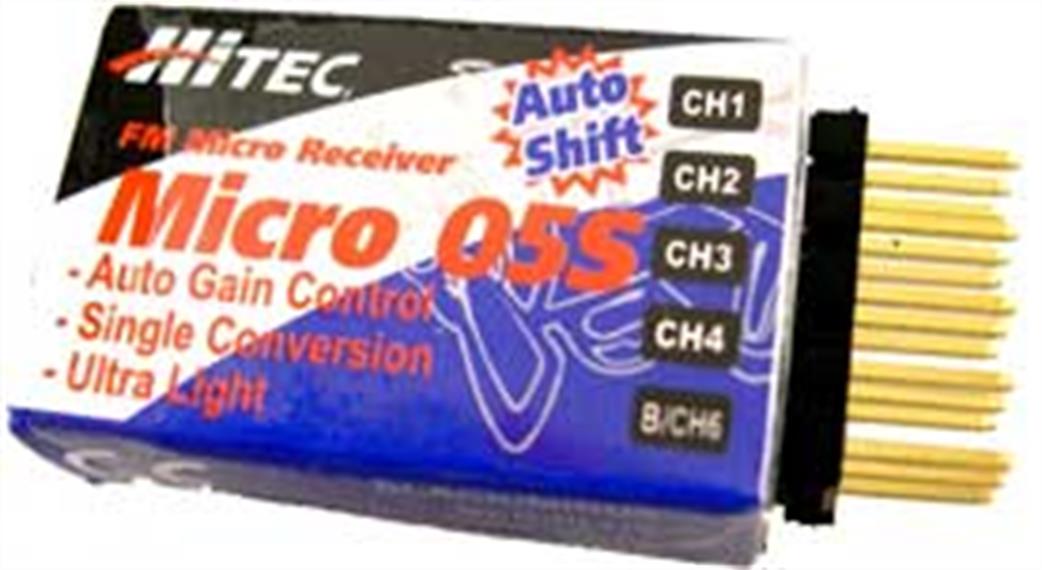 Hitec  HFS05MS Receiver 5 Channel Feather 35Mhz s/c