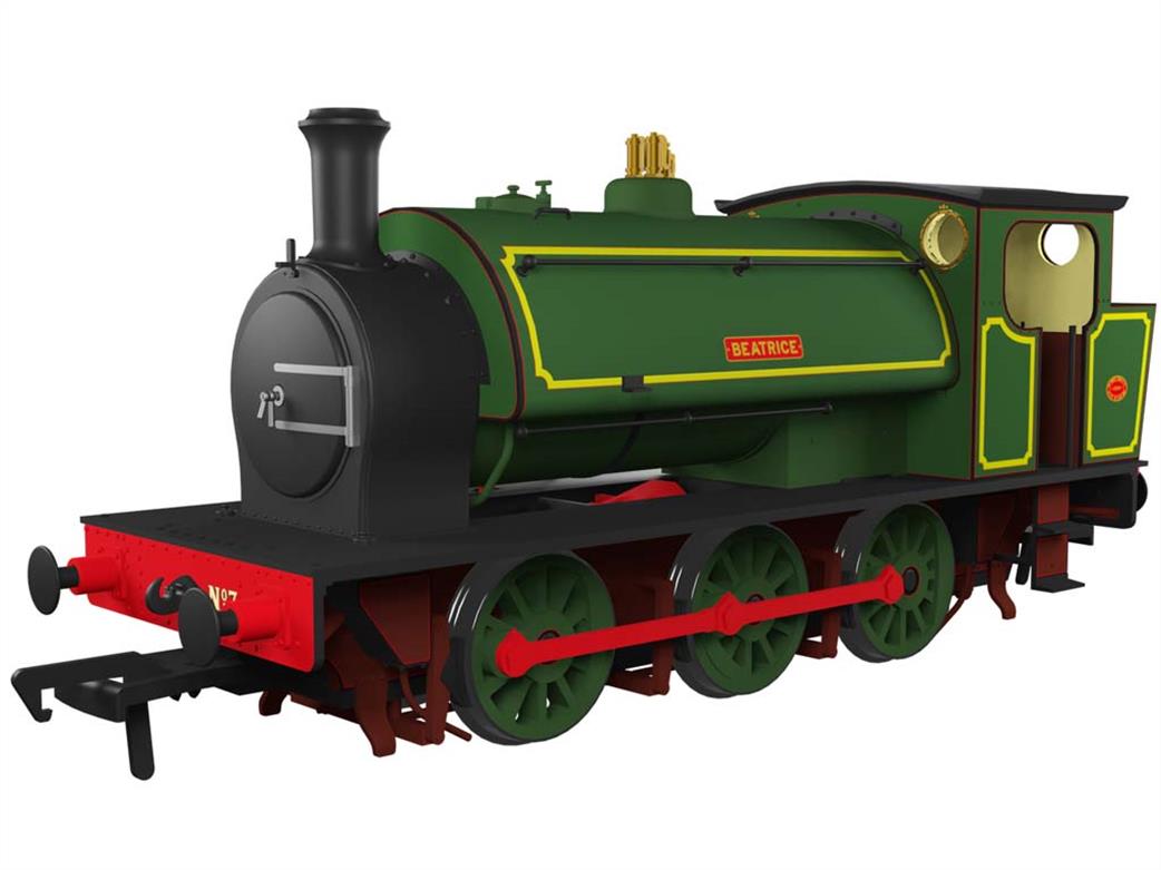 Rapido Trains OO 903013 Hunslet 2705 Beatrice 16in 0-6-0ST Saddle Tank Lined Green Embsay & Bolton Abbey Railway