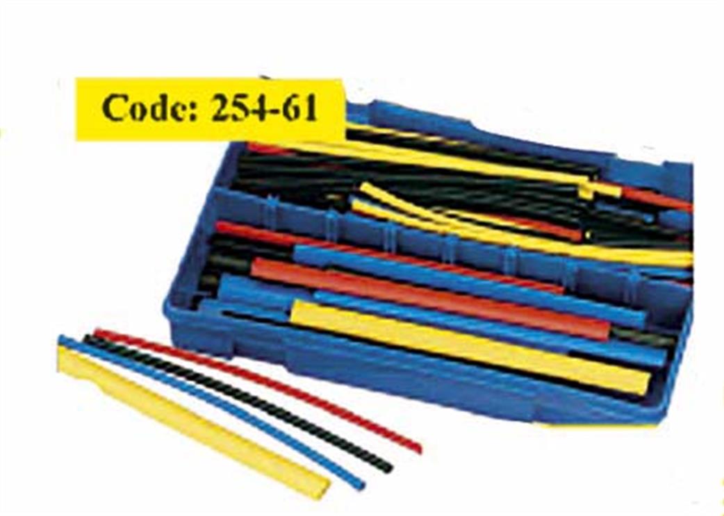 Expo 25461 Multi-Colour Heatshrink Assortment Box