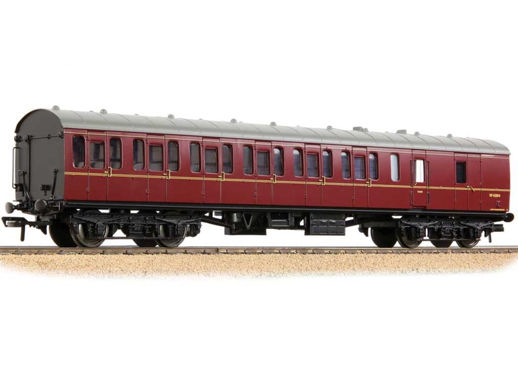 Bachmann OO 34-630C BR Mk.1 57ft Suburban BS Second Class Brake Coach  Lined Maroon