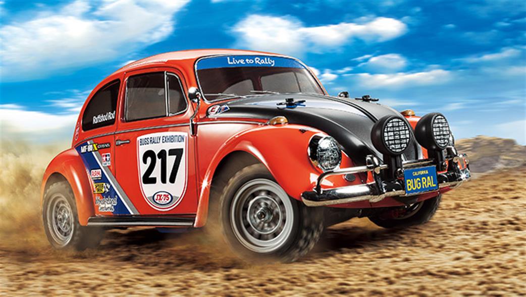 Tamiya 1/10 58650 Volkswagen Beetle Rally RC Car Kit