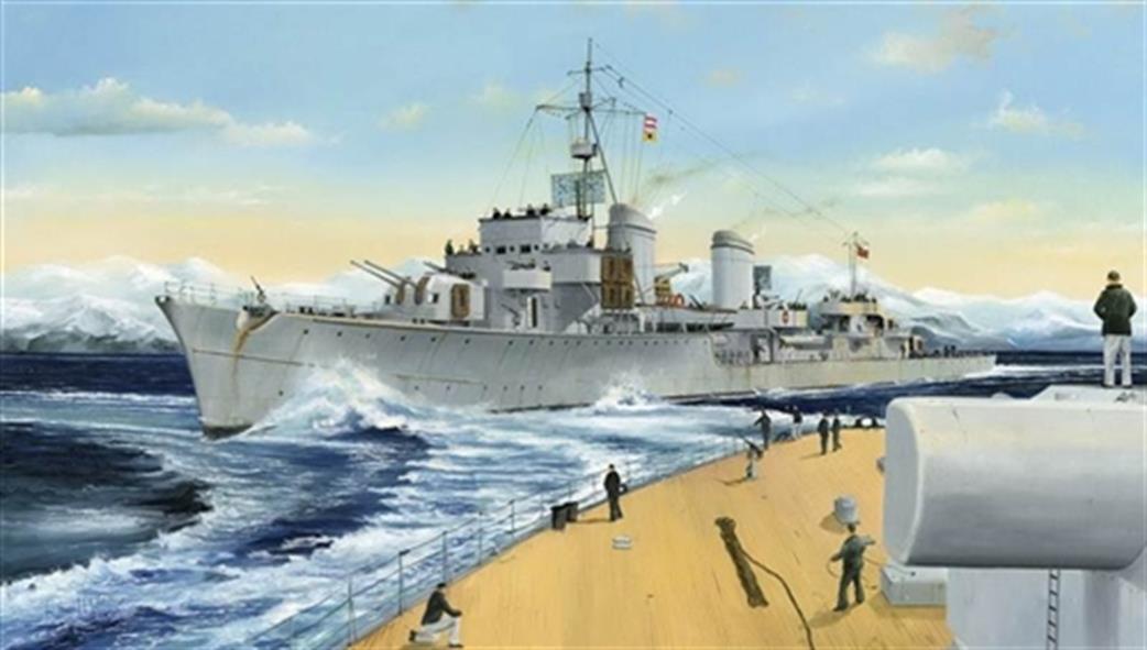 Trumpeter 1/700 05787 Zerstorer Z25 German Narvik Class Destroyer 1944