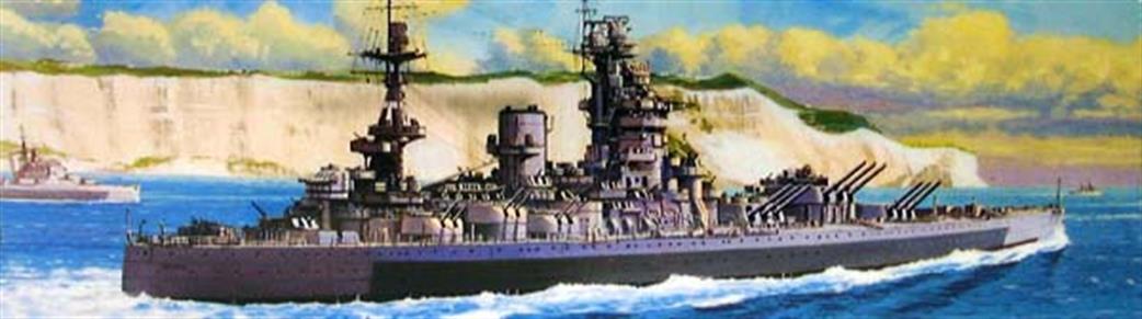 Tamiya 1/700 77504 HMS Nelson WW2 Battleship Kit Waterline Series Kit