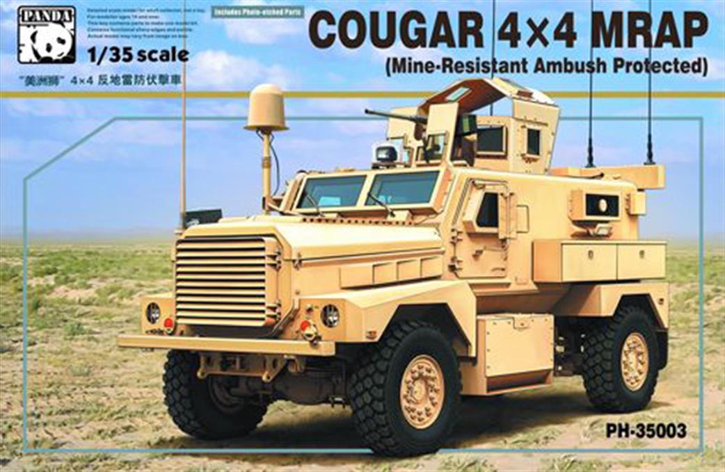 Panda Models 1/35 35003 Cougar 4 x 4 MRAP Plastic Kit