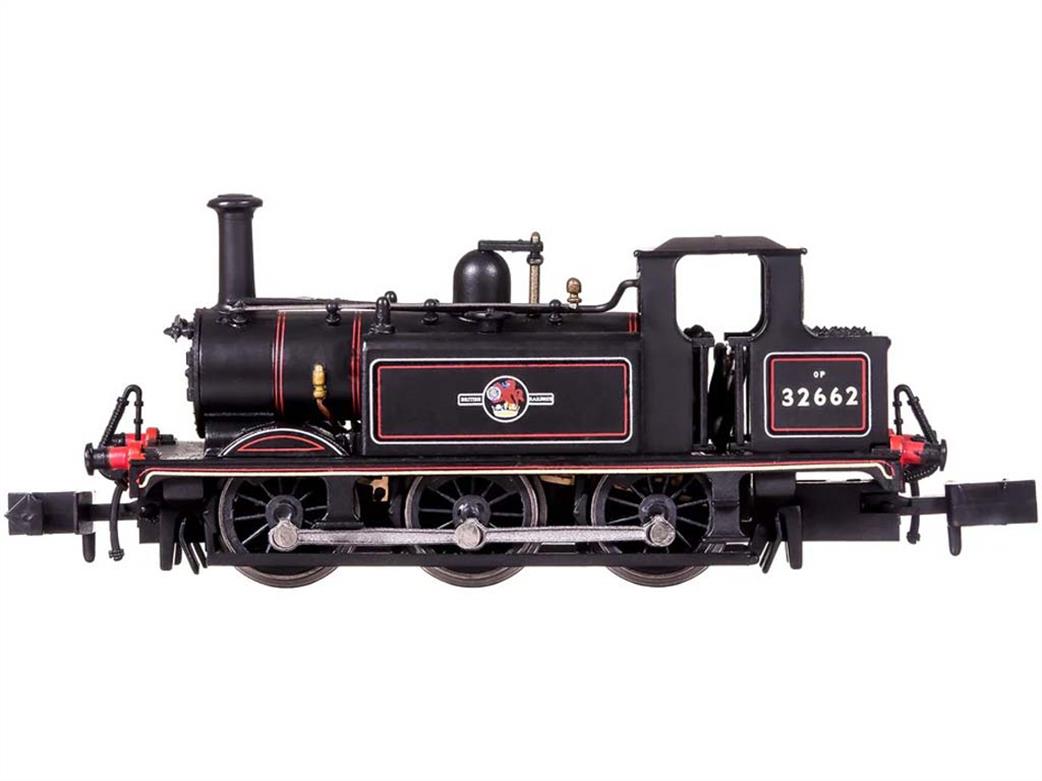 Dapol N 2S-012-017 BR 32662 A1X Class Terrier 0-6-0 Tank Lined Black Late Crest